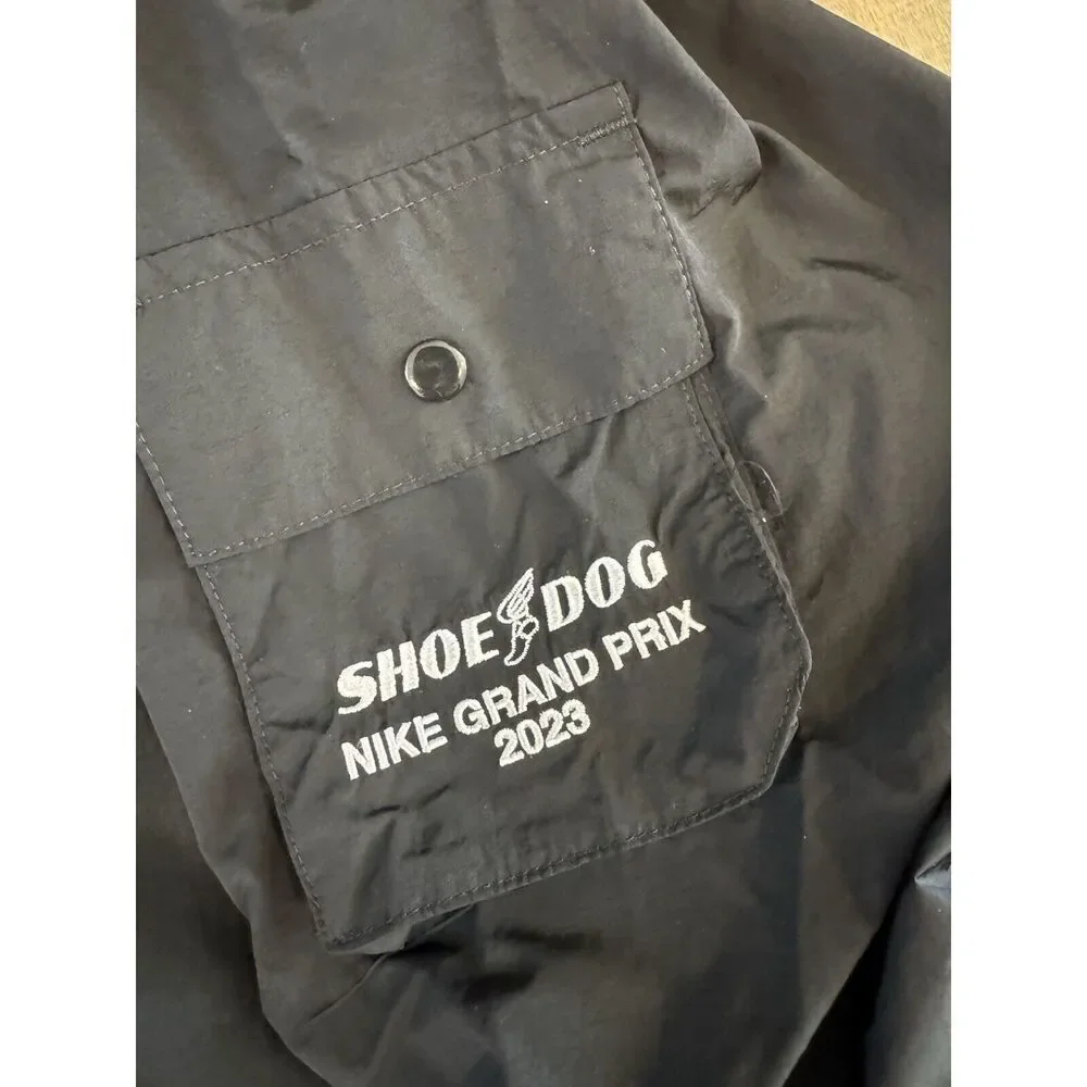 NWT Nike NSW Trend lightweight Jacket Coat Black Men’s XL Grand Prix Hooded - Picture 9 of 9